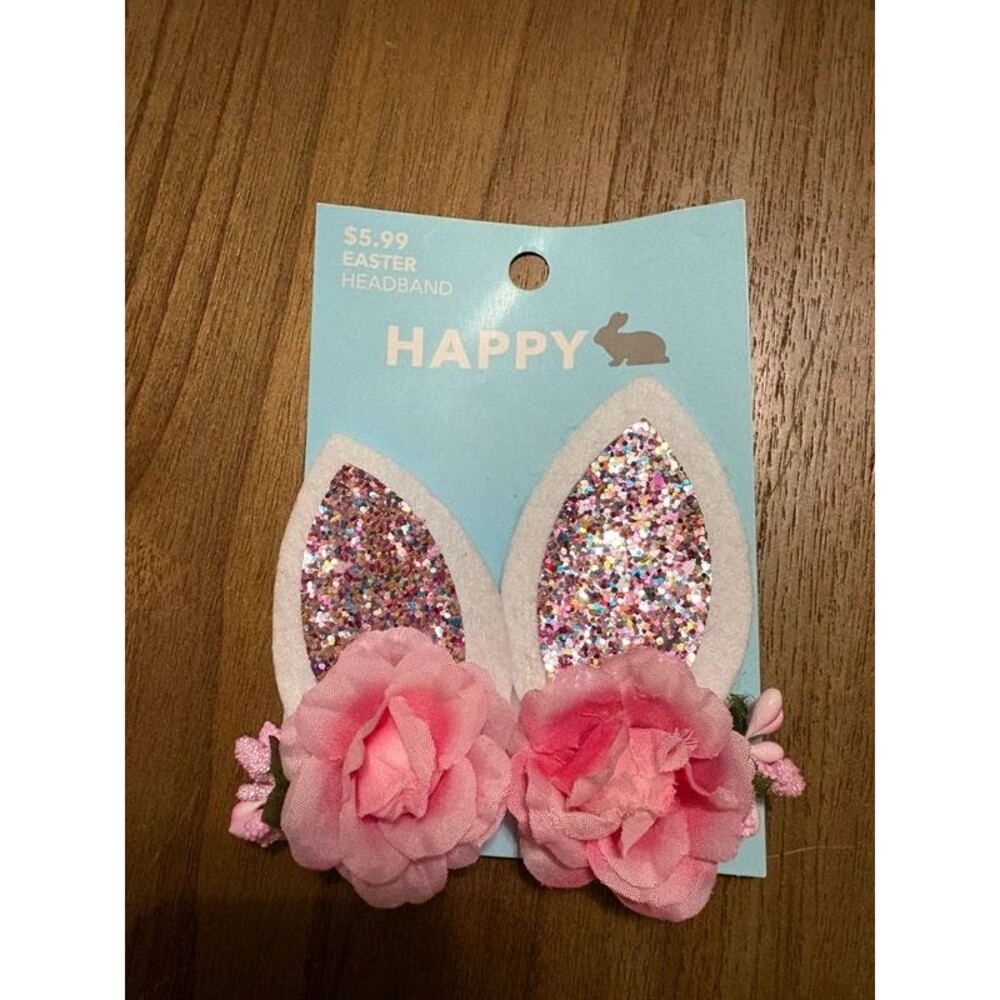 New bunny hair clips